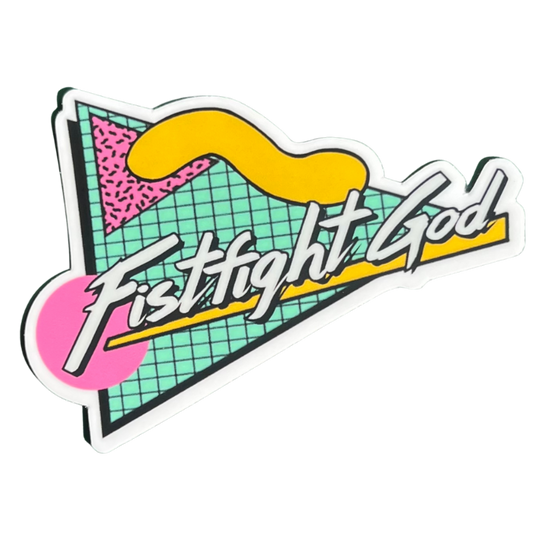 Fistfight God Sticker