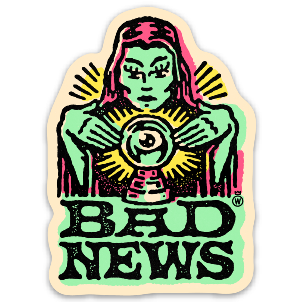 Bad News Sticker