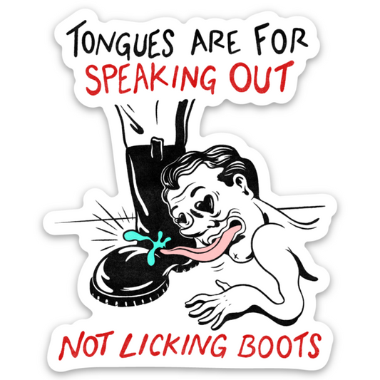Speaking Out Sticker