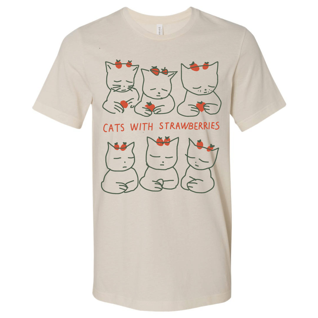 Cats With Strawberries Shirt