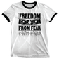 Freedom From Fear Ringer Shirt