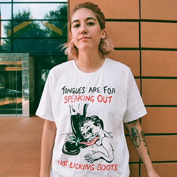 Tongues are For Speaking Out Not Licking Boots Shirt – Bad News Wares