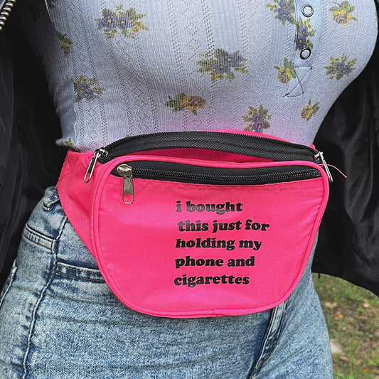 Phone and Cigarettes Fanny Pack